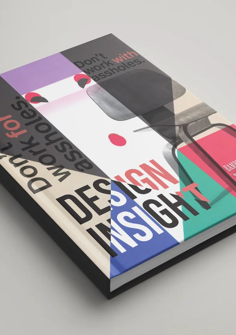 Design Insight book cover mockup